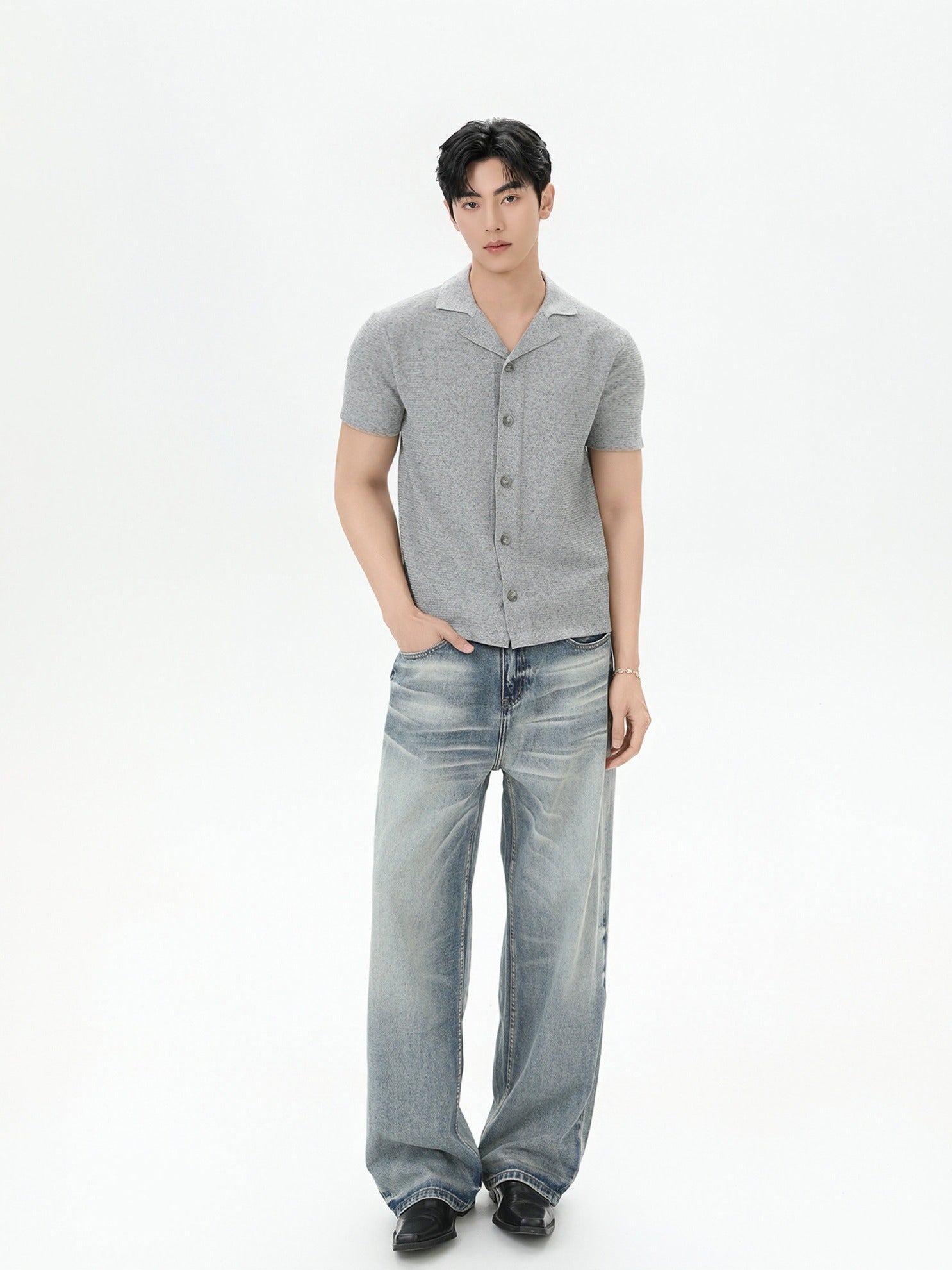 BNB Luxury Ice-Silk Knit Polo (2color)