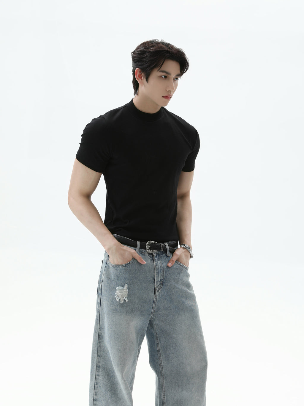 BNB Perfect Fit Mock Tee (3color)