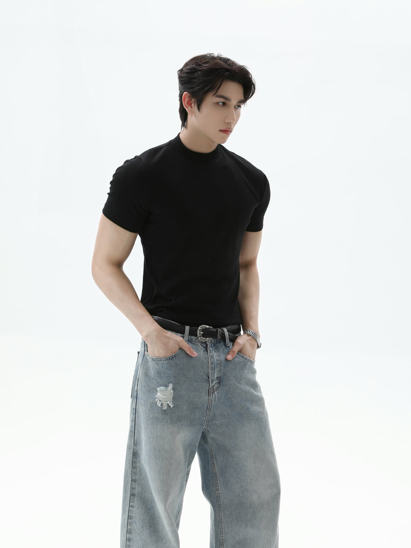 BNB Perfect Fit Mock Tee (3color)