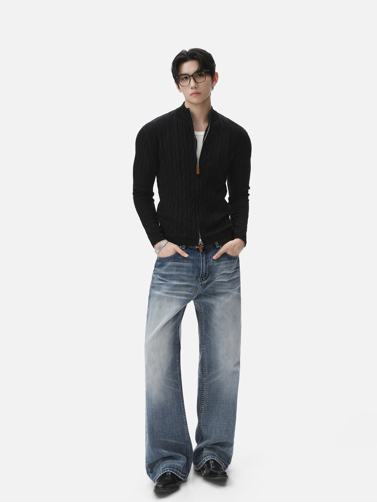 BNB Dual-Zip Driver's Knit (3colors)