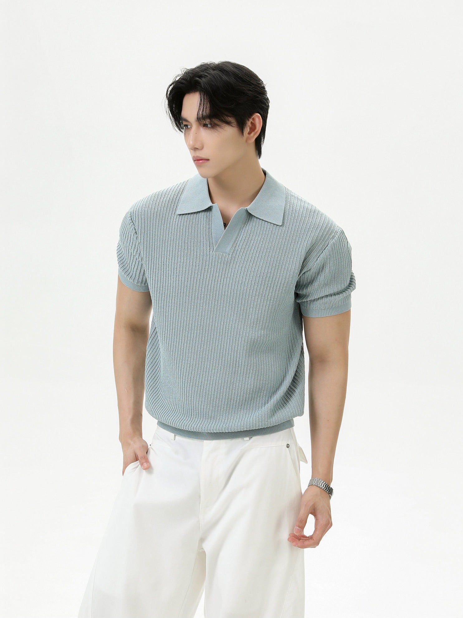 BNB Tight Half Polo Knit (4color)