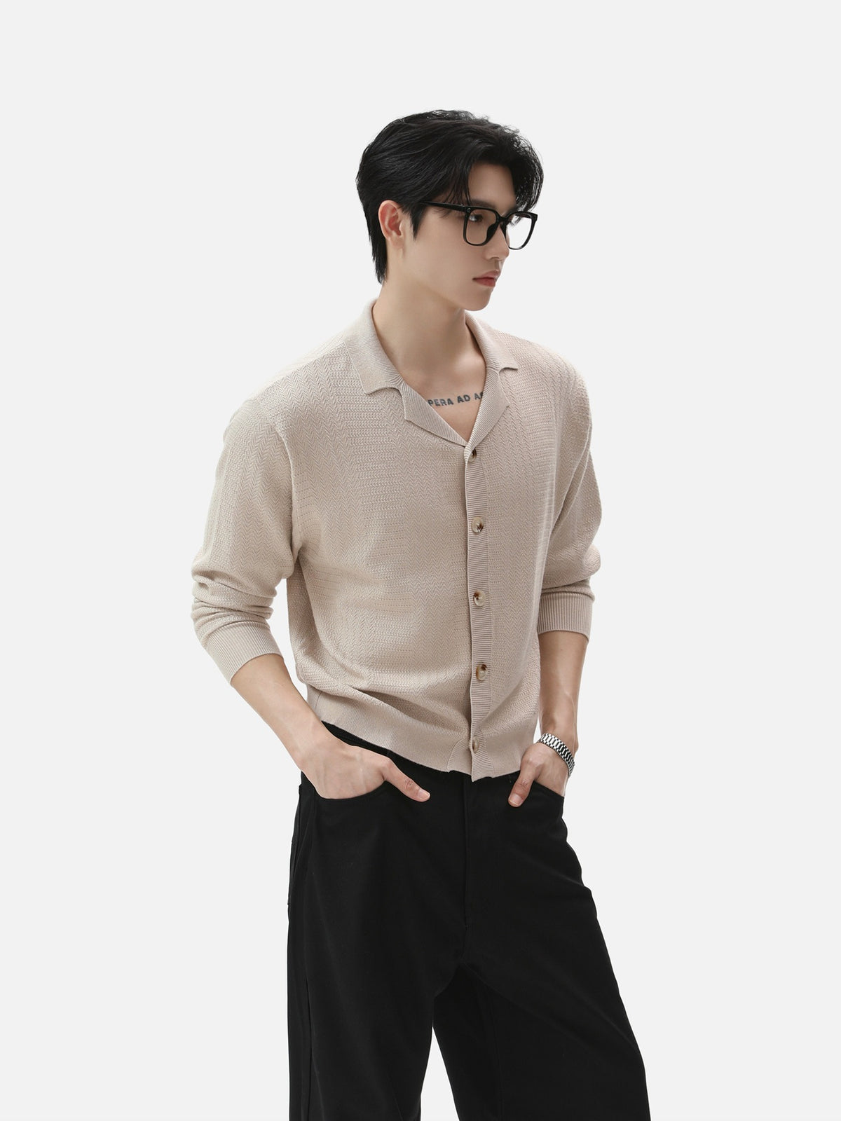BNB Textured Resort Knit Cardigan (4colors)