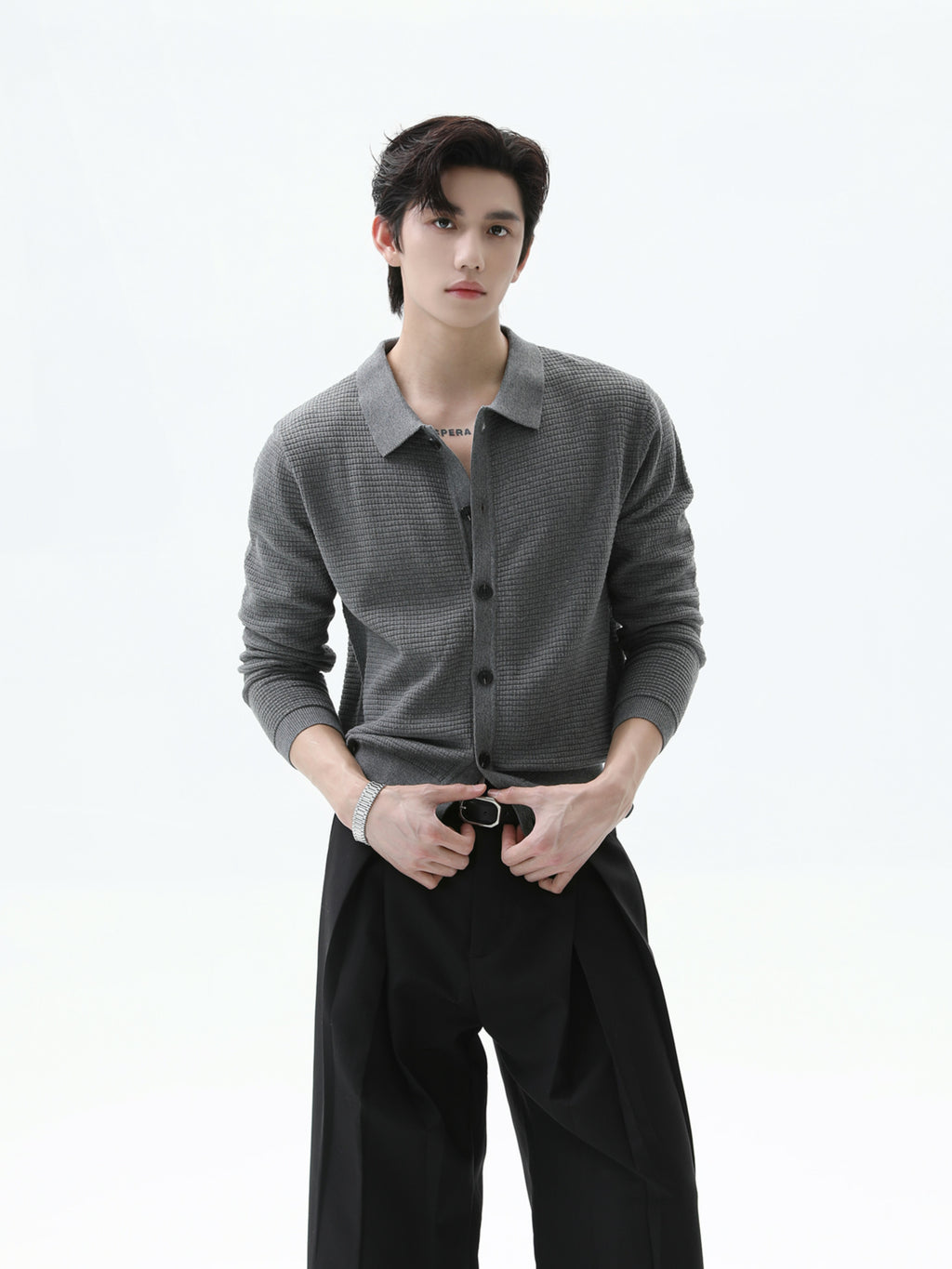 BNB Perfect Waffle Knit Shirt (3color)