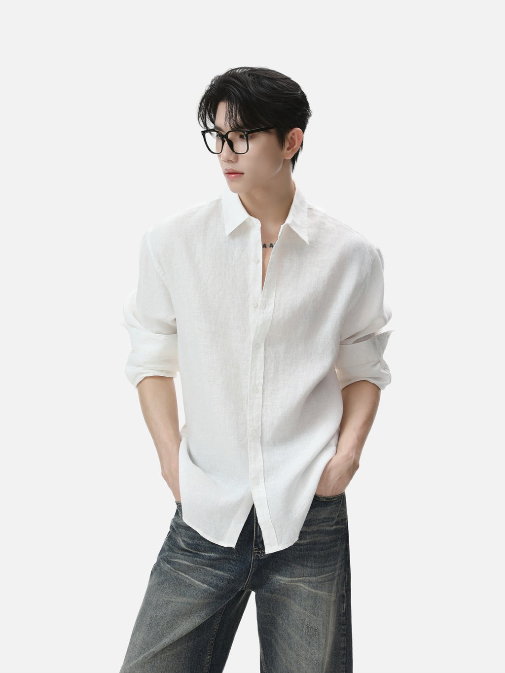 BNB Textured Dew-Linen Overshirt (5colors)