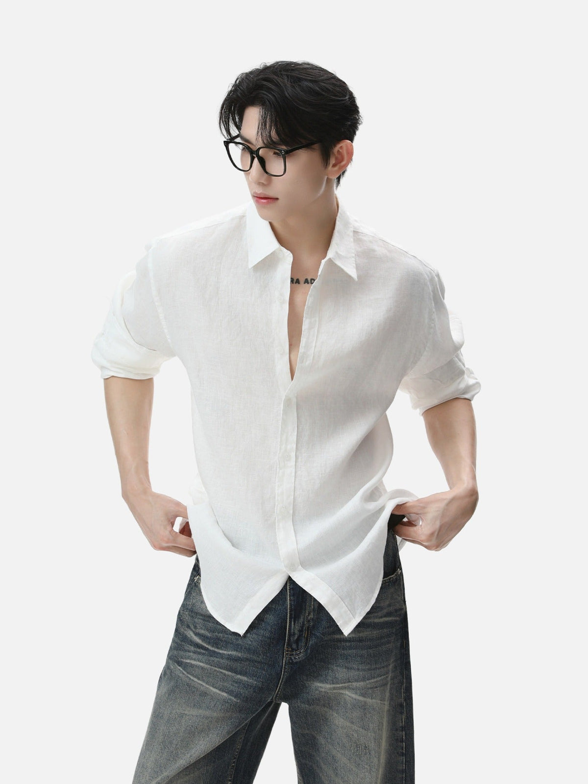 BNB Textured Dew-Linen Overshirt (5colors)