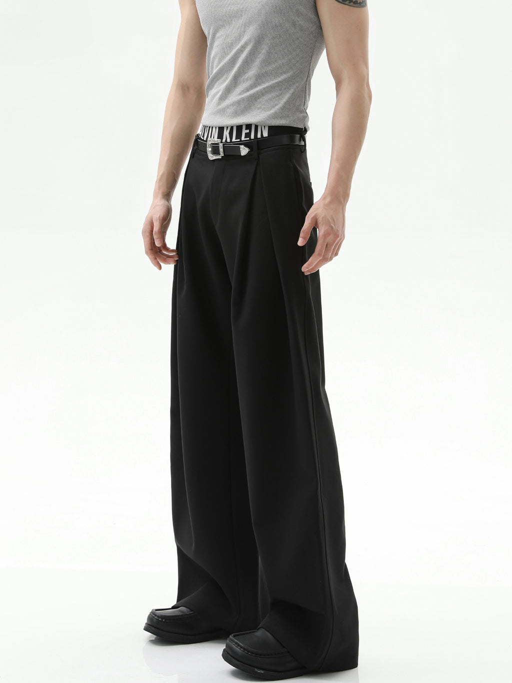BNB Perfect A Pleated Slacks (2color)