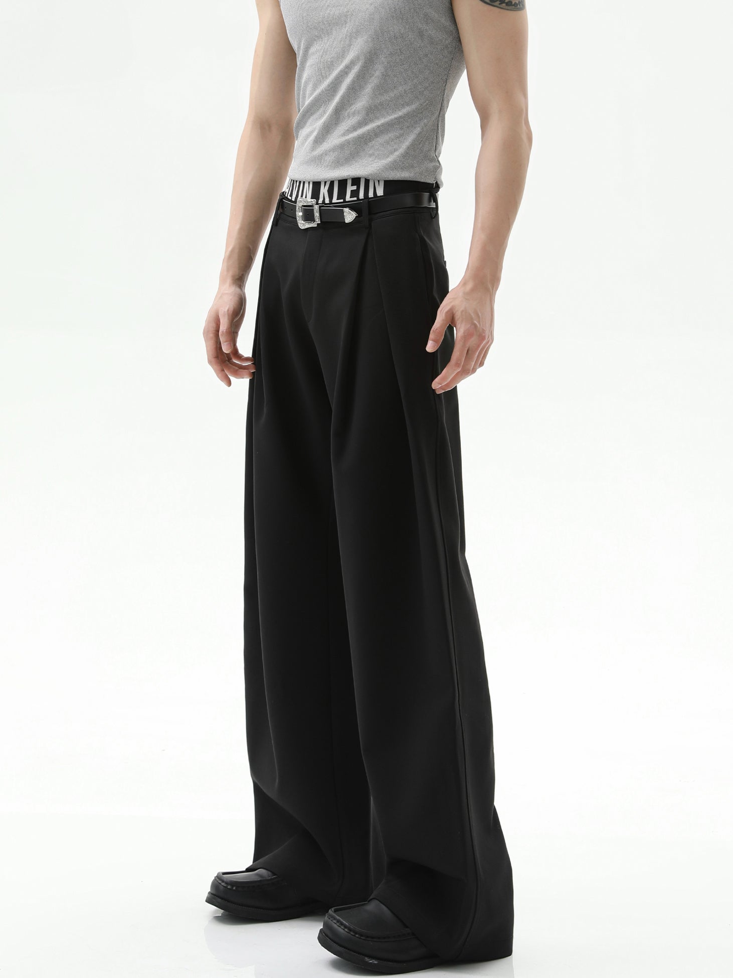 BNB Perfect A Pleated Slacks (2color)