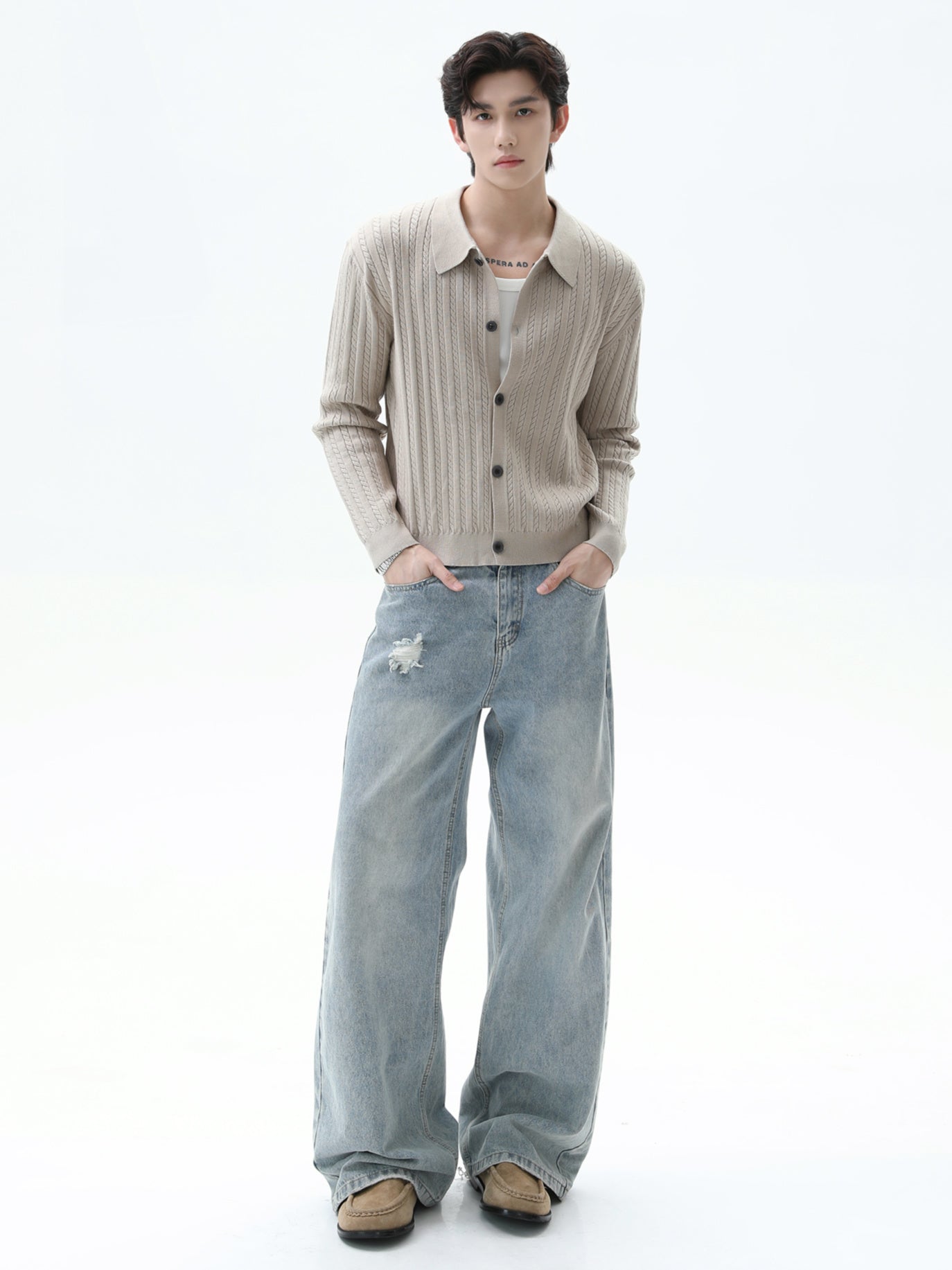BNB Perfect Cable Shirt Knit (3color)