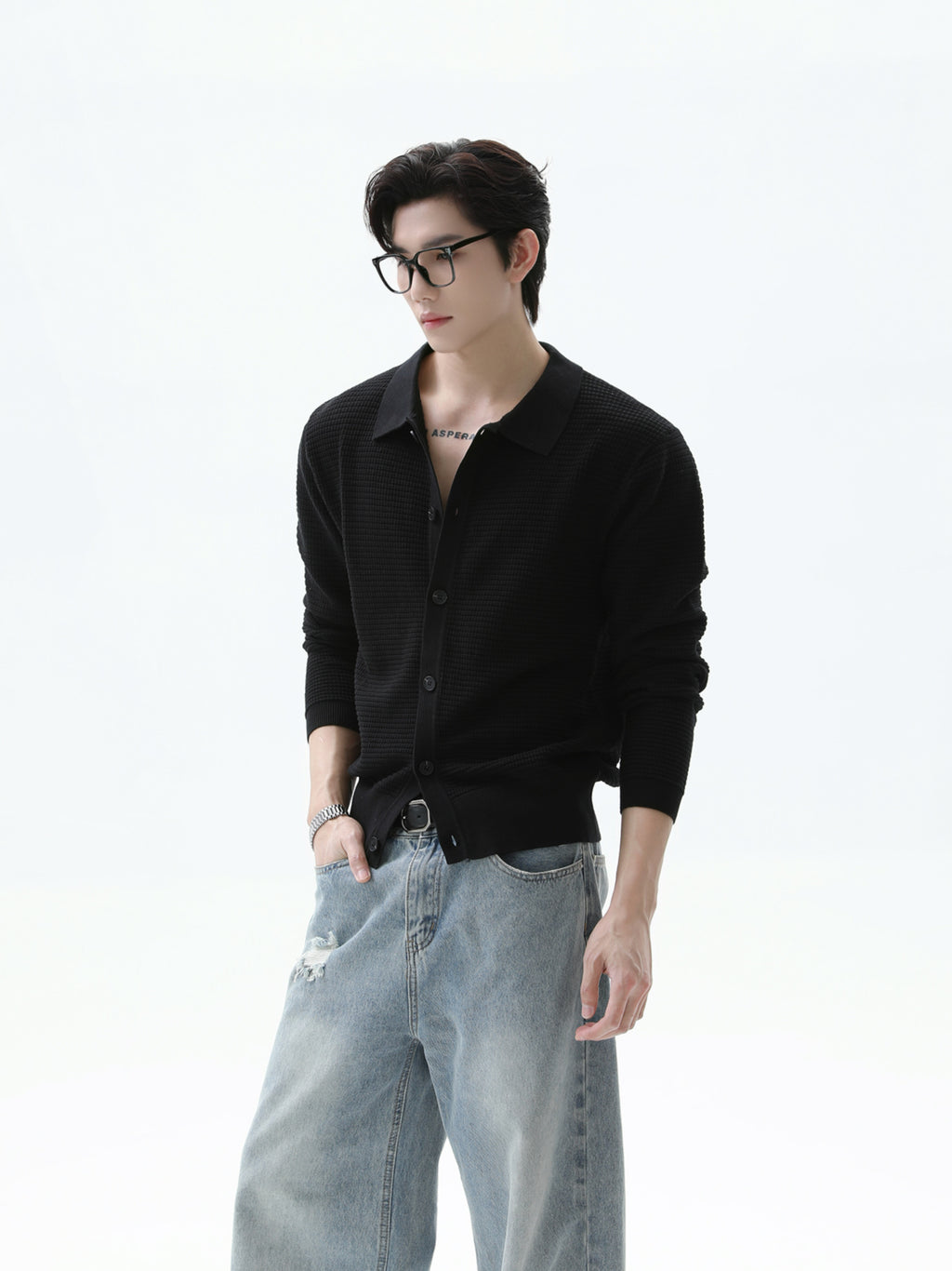 BNB Perfect Waffle Knit Shirt (3color)