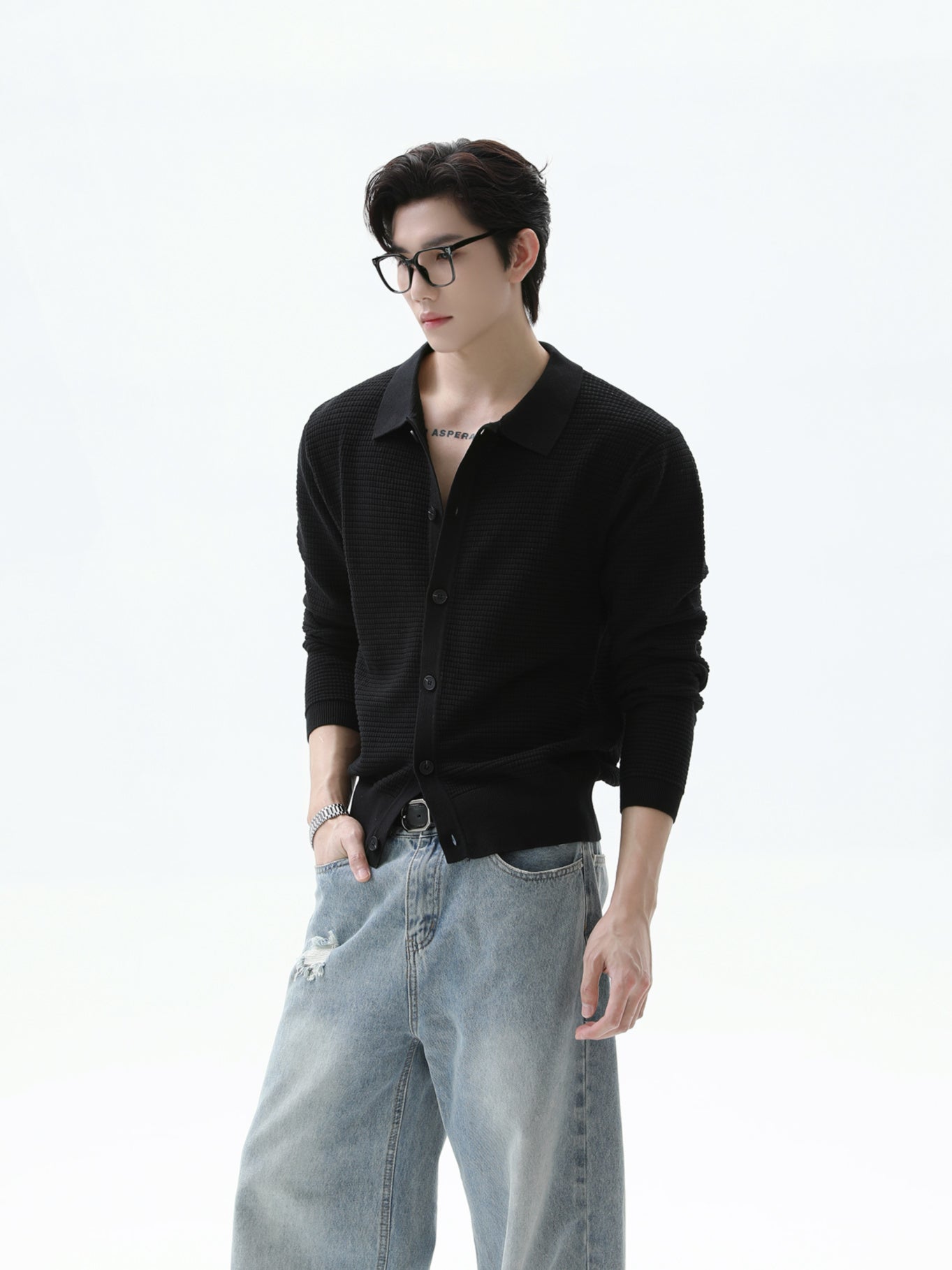 BNB Perfect Waffle Knit Shirt (3color)