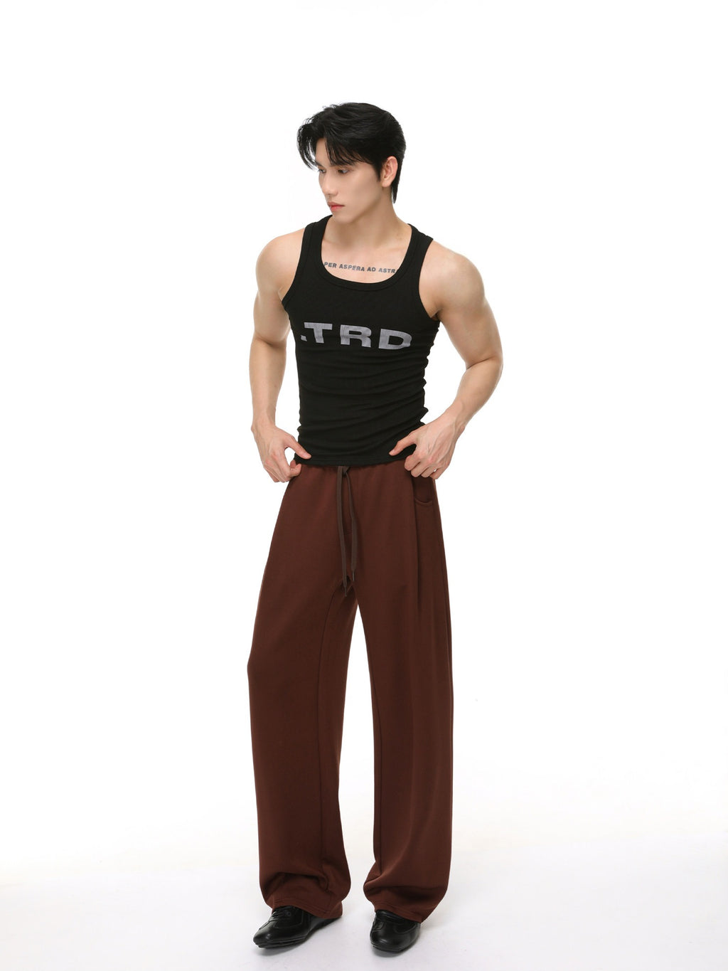 BNB Ribbed Broad Tank Top (3colors)