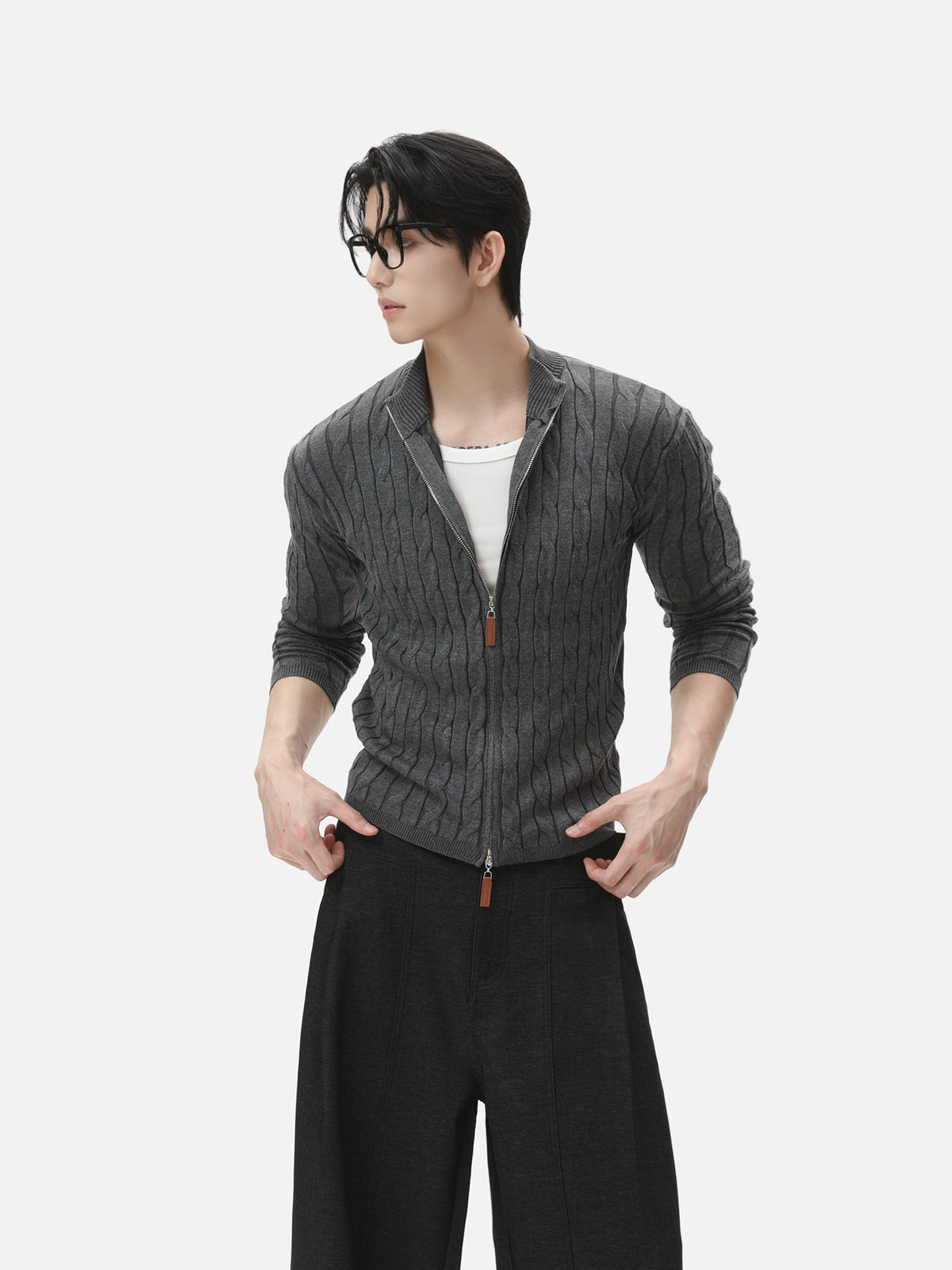 BNB Dual-Zip Driver's Knit (3colors)