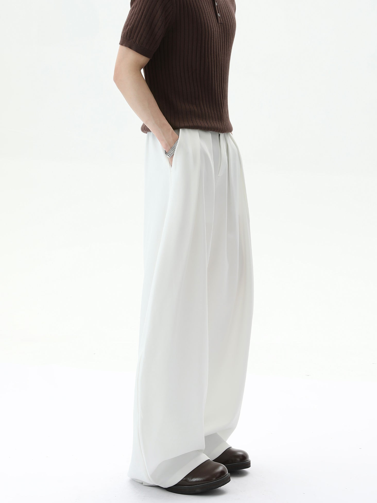 BNB Perfect Pleated Slim Slacs (2color)