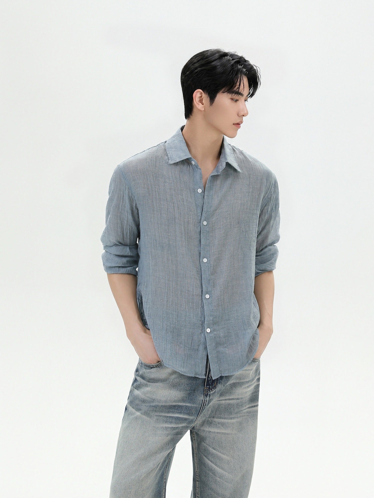 BNB Linen-Blend Breeze Polo (3color)