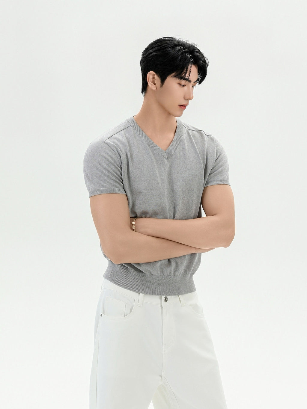 BNB Essential V-Knit T-shirt (3color)