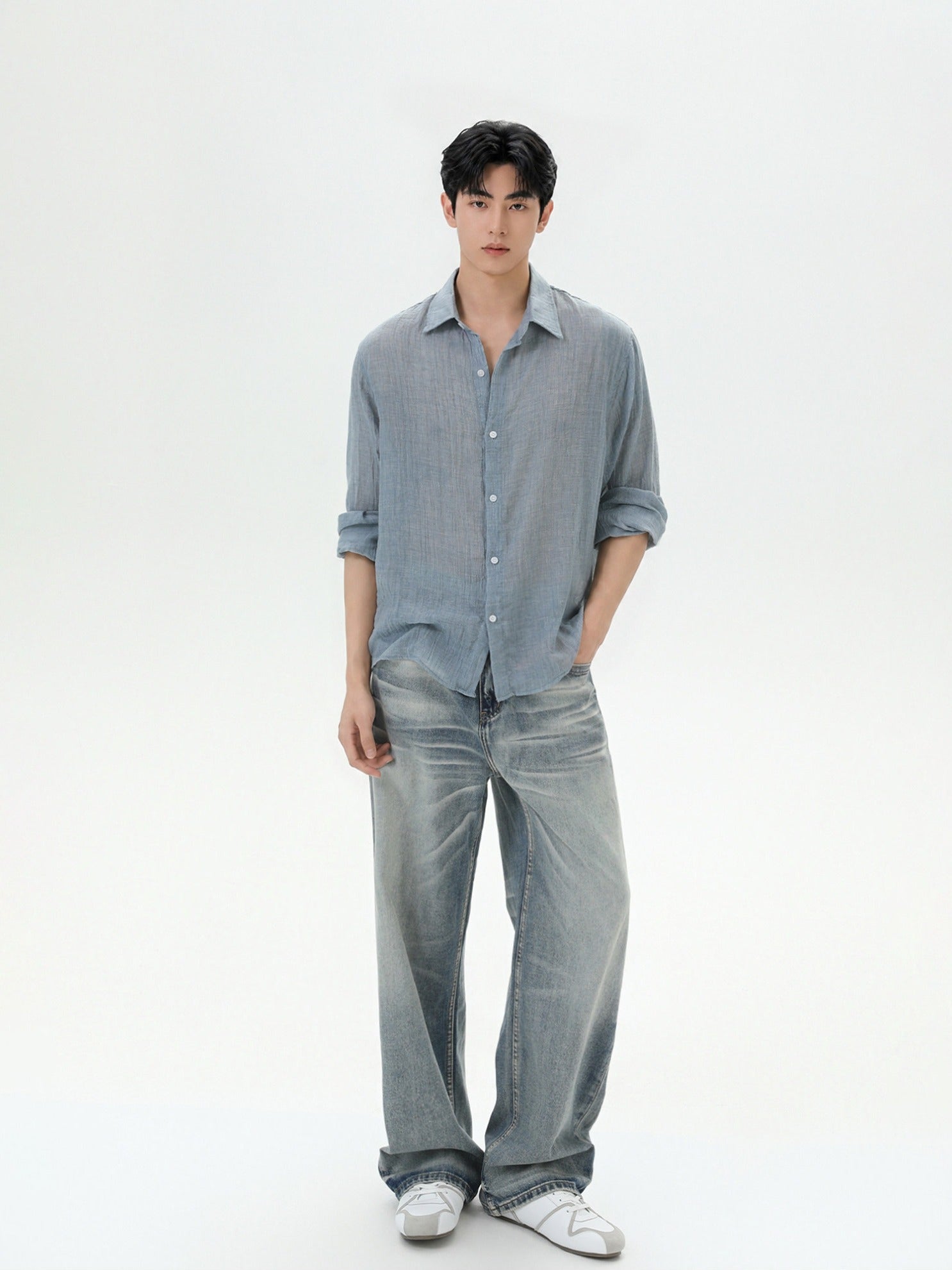 BNB Linen-Blend Breeze Polo (3color)