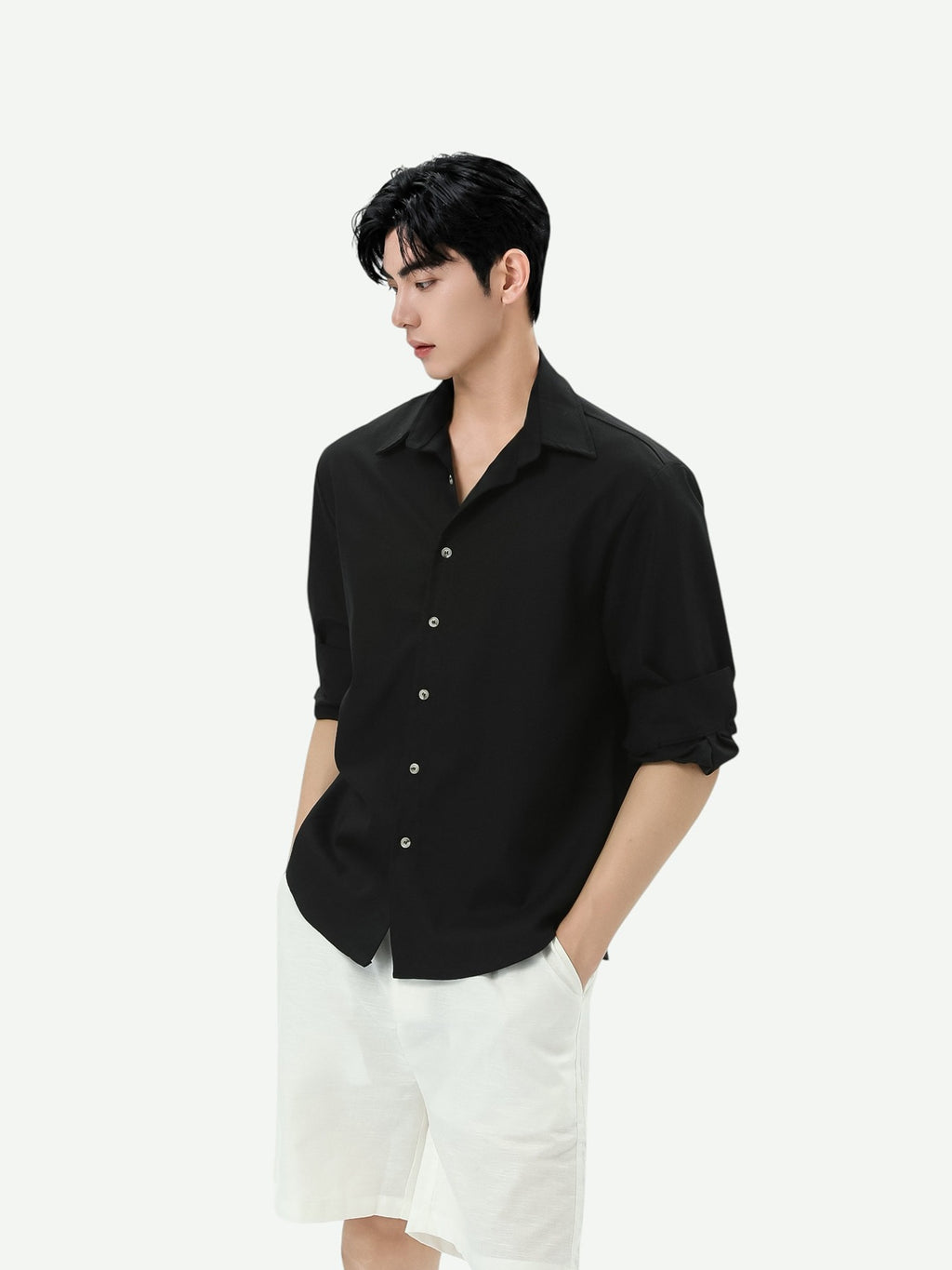 BNB Linen Breeze Regular Shirt (2colors)