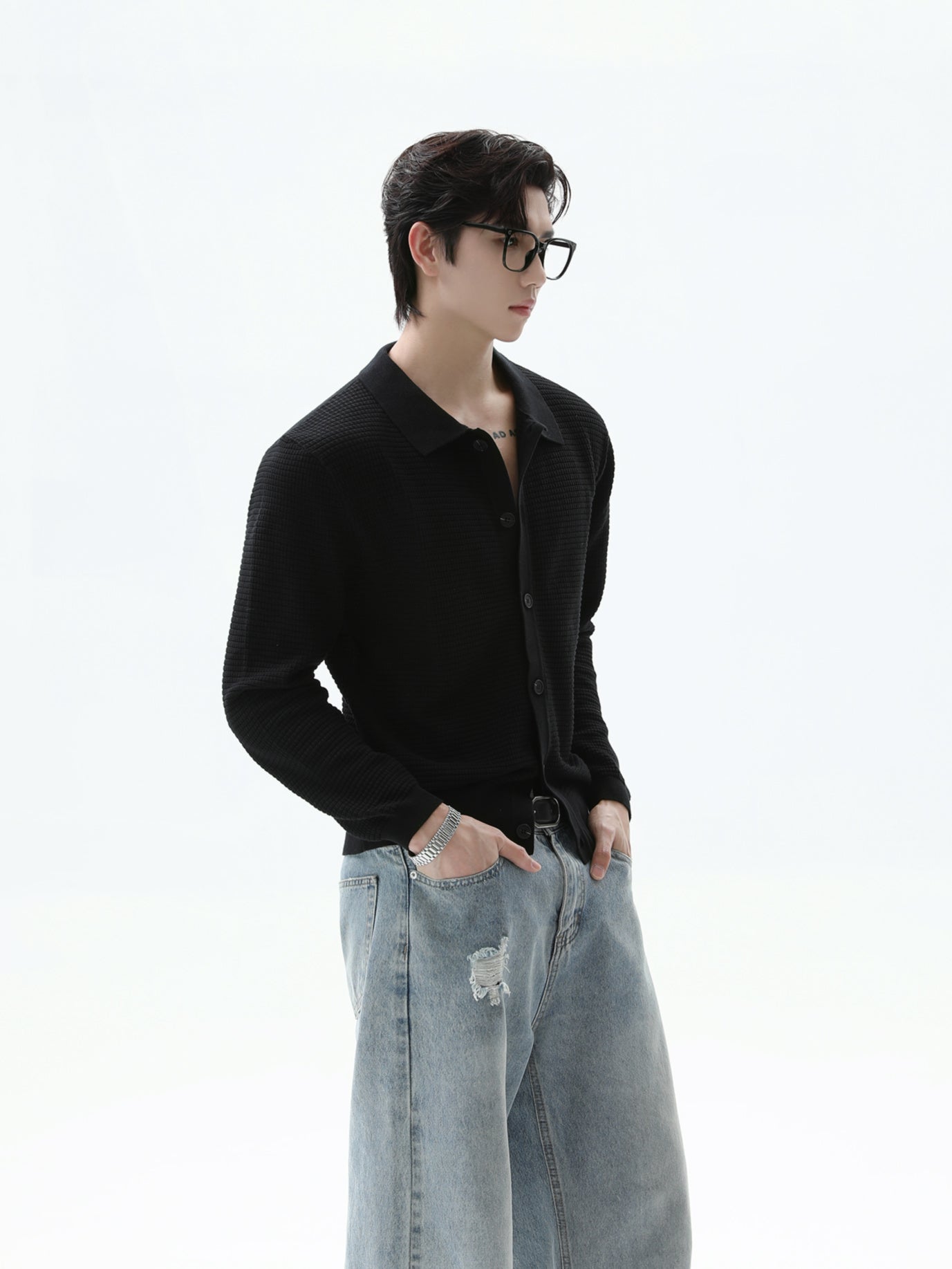 BNB Perfect Waffle Knit Shirt (3color)