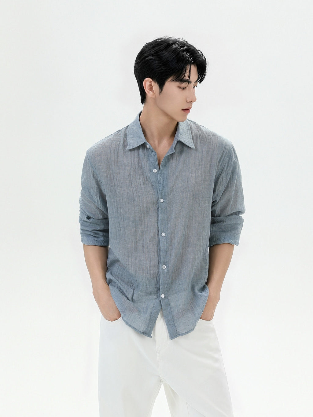 BNB Linen-Blend Breeze Polo (3color)