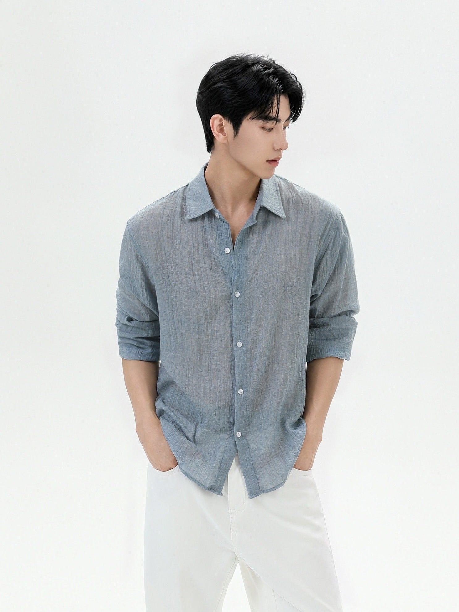 BNB Linen-Blend Breeze Polo (3color)