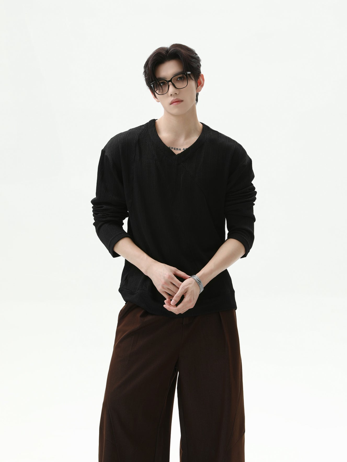 Perfect BNB Deep V Knit (2color)