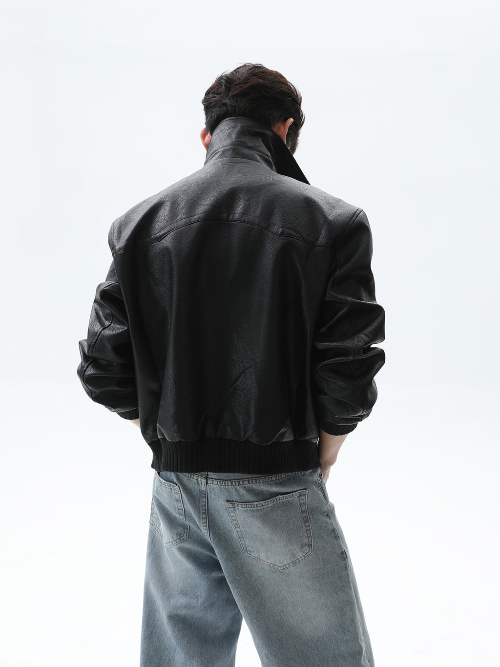 BNB Perfect Essential Leather MA-1 (2color)