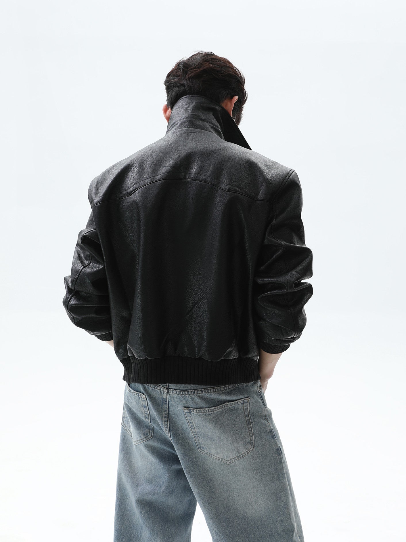 BNB Perfect Essential Leather MA-1 (2color)